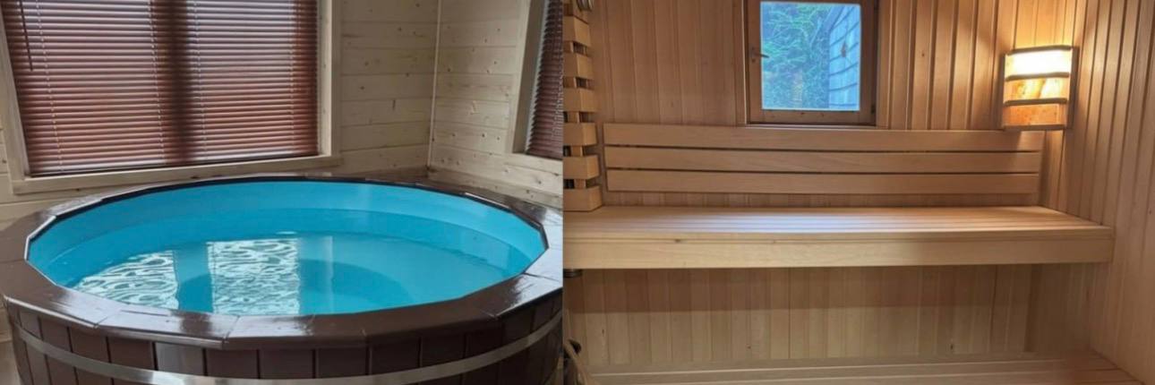 Открытие новой бани с купелью в «Шале»!